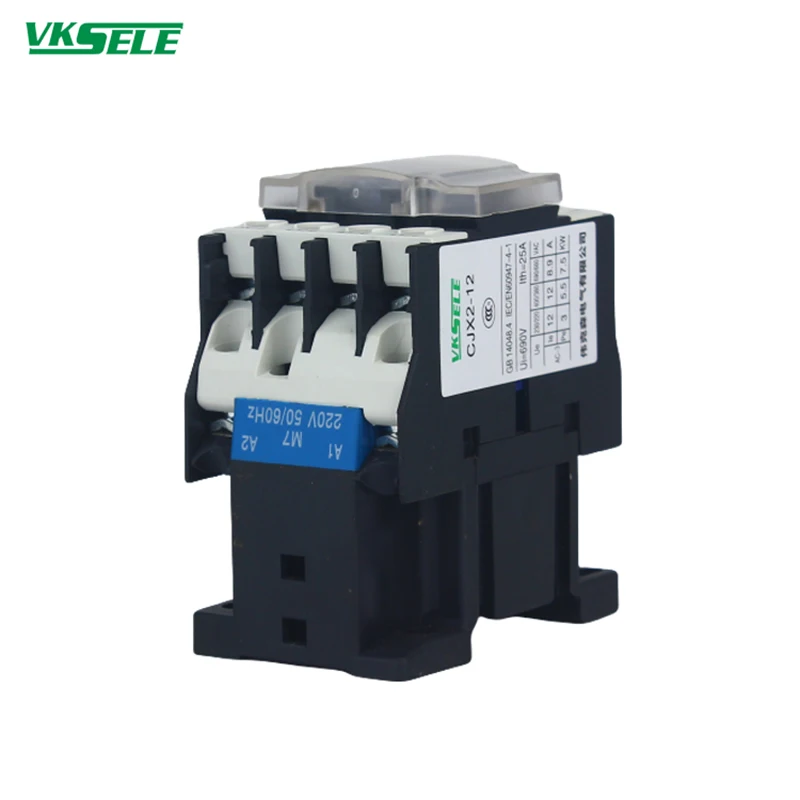 CJX2-12 KFX2-12 24V 48V 110V 220V AC magnetic contactor 3 pole with contactor switch brands of electric contactors