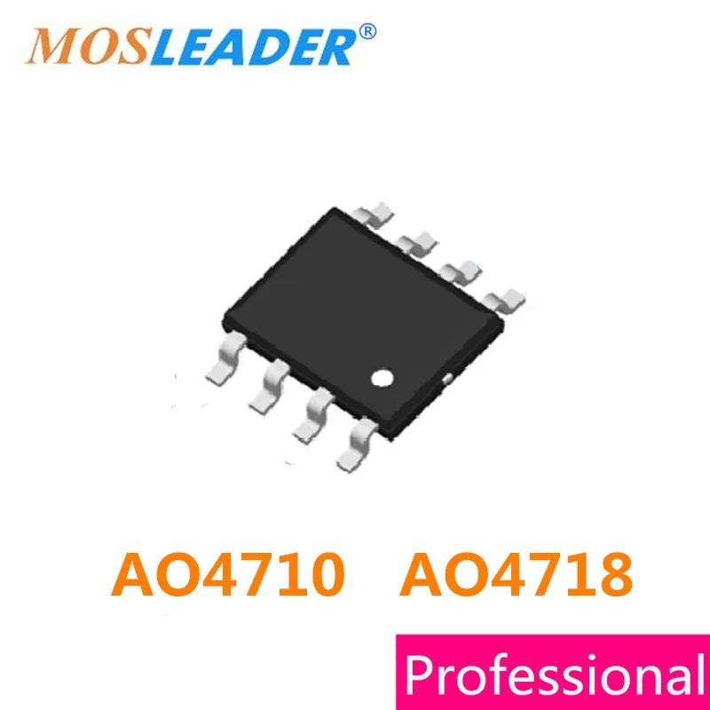 

Mosleader AO4710 AO4718 SOP8 100 шт. 4710 4718 N-канальные МОП-транзисторы высокое качество