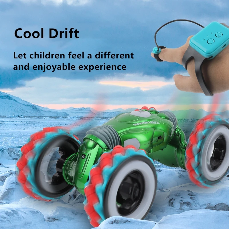 Watch Control RC Twist Car Shock Absorption Programable Presentation Universal Wheel Cross-country Climbing RC Gimbal Drift Car