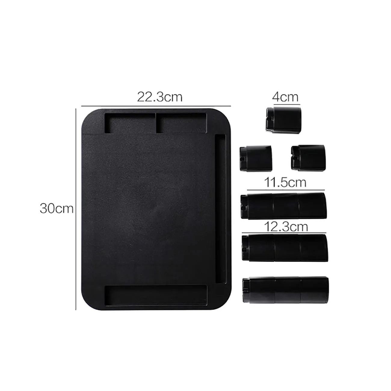 Ajustável Home Office Desktop Monitor Stand, Self Assembly, LCD, TV, Laptop Rack, Computer Screen Riser Shelf, 1Pc