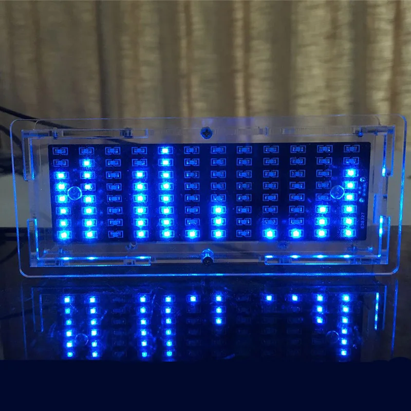 

Model Kit SCM LED music spectrum display production kit SMD LED glare flash electronic training DIY parts creative gift