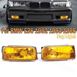 PMFC Car Front Bumper Fog Light Fog Lamp Car Accessories For BMW E36 1992 1993 1994 1995 1996 1997 1998 63178357389 53178357390