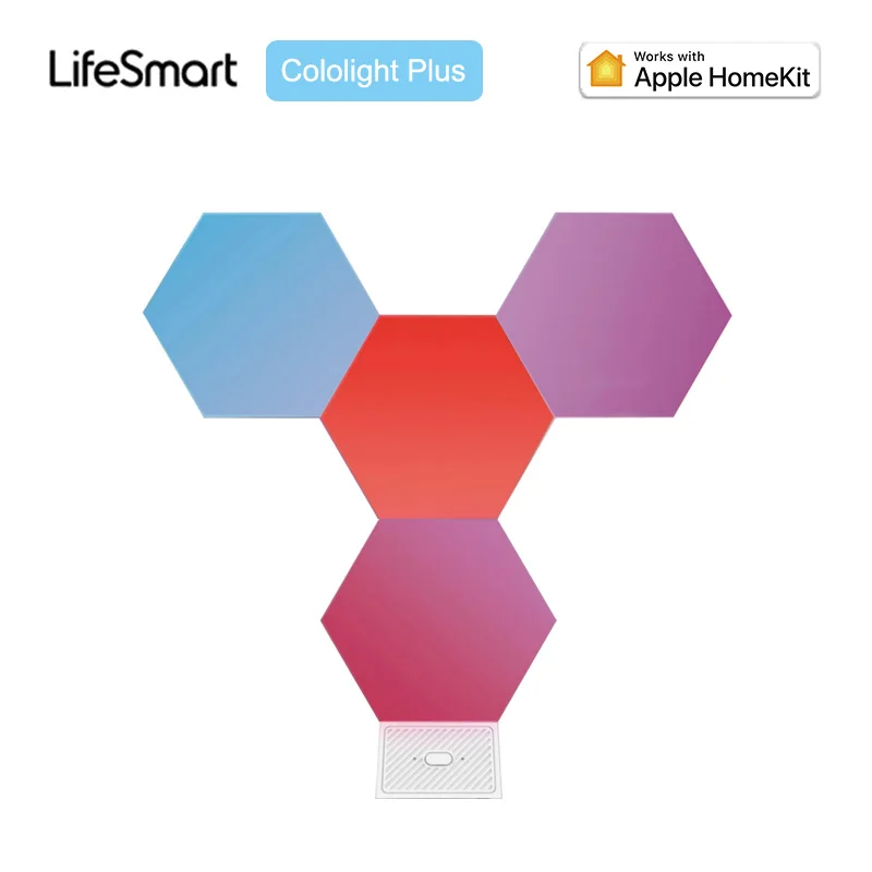 LifeSmart Cololight Plus Smart LED Light Panels Dancing With Music DIY Quantum Light Works with Apple HomeKit Google Alexa