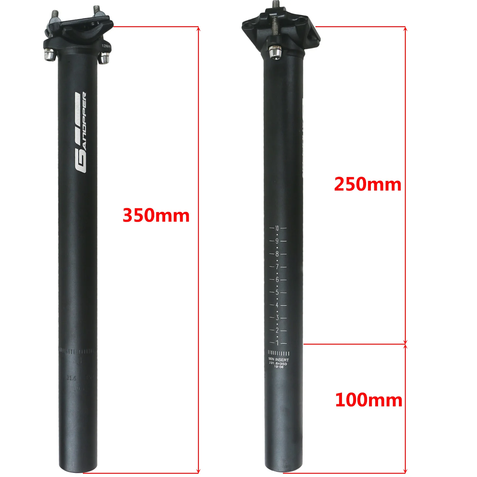 Ultralight Road Bicycle Seatpost 27.2mm 28.6mm 30.9mm 31.6mm*400mm MTB Double nail Long fixed gear Bike Seat Post Tube Extension