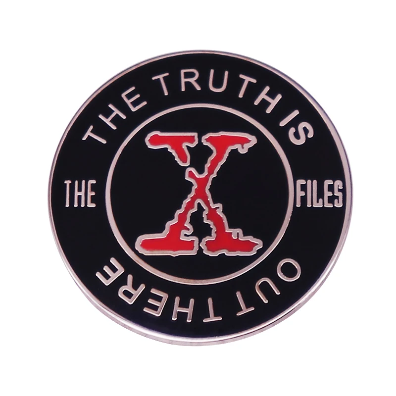 The Truth is Out There X files enamel pin badge