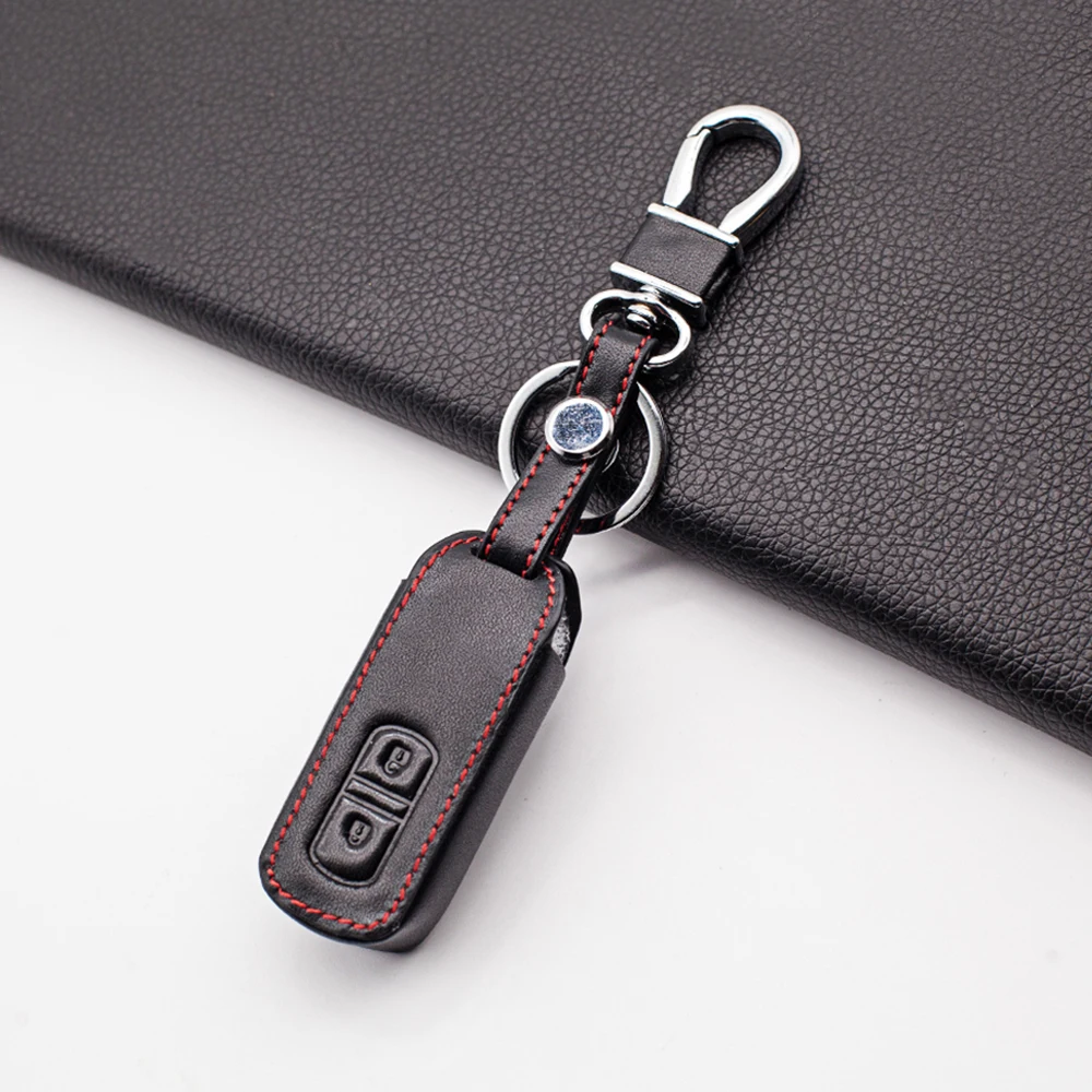 Hot Sale Soft Texture Leather Car Key Cover For Honda N BOX / N WGN / N ONE 2012-2017 Key Holder Case