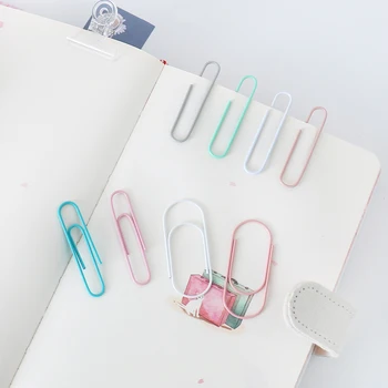 توتو 20 قطعة/المجموعة من 50 مللي متر ورقة ملونة مقاطع ورقة مقاطع الملاحظات تصنف مقاطع طالب القرطاسية مدرسة مكتب لوازم H0528