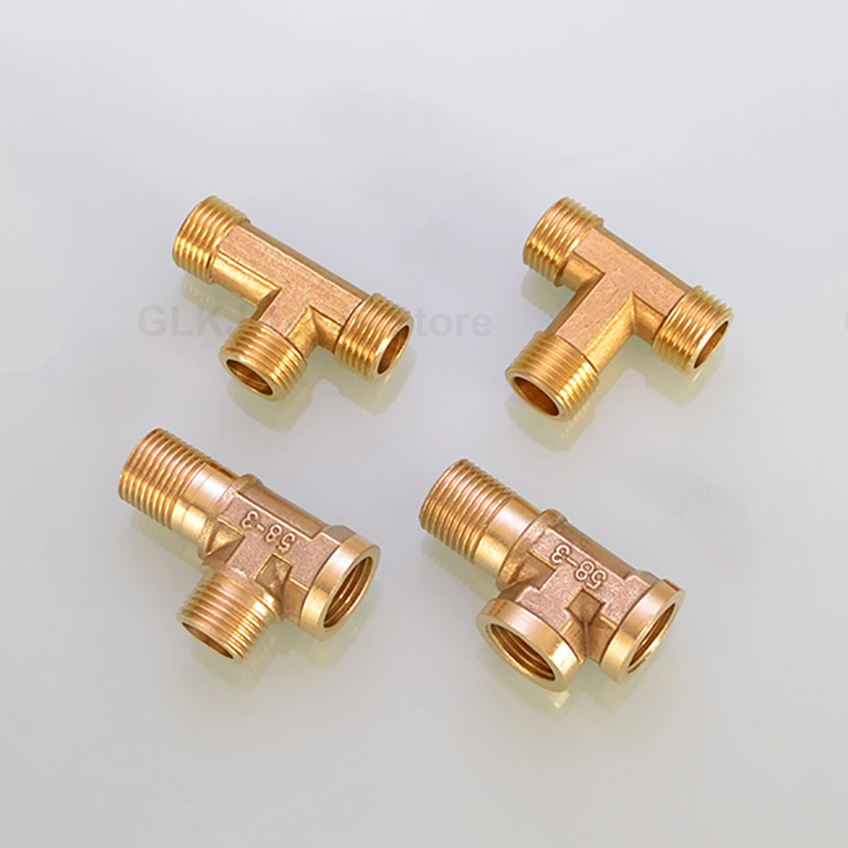 1 pz idraulico pneumatico raccordo per tubi in ottone 1/2 "BSP filetto maschio/femmina tipo t connettore allungato adattatore per Gas olio acqua