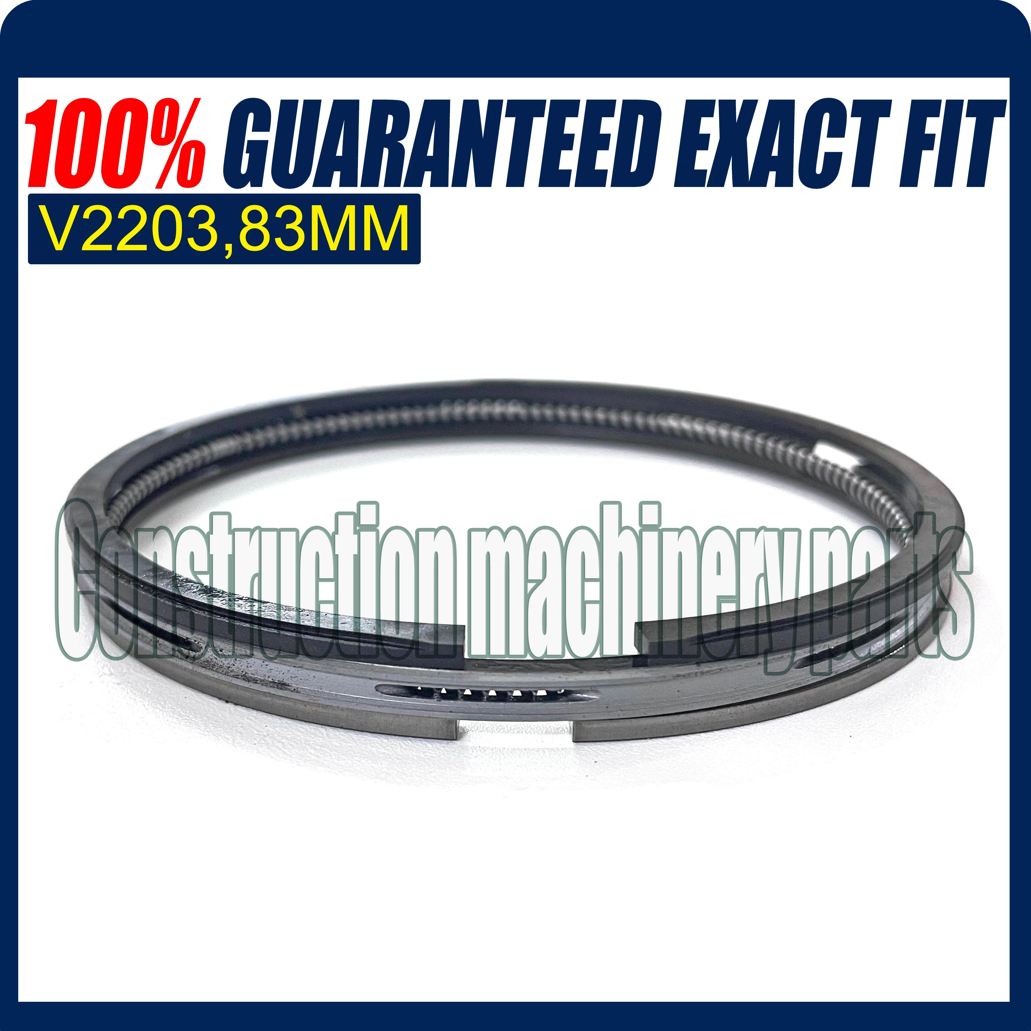 

V2203 spare parts 83mm piston ring For Kubota Engine