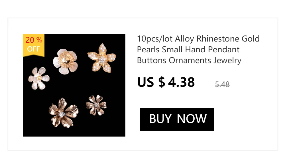 5 Pcs Rhinestone Pearl Flower Plate Diamond Button Jewelry Scarf  For Hair Accessories Sewing Decorative Clothing Coat Buttons