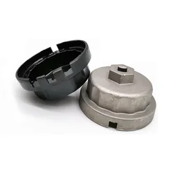 Oil Filter Cap Removal Tool Aluminum Cup Wrench 64mm 14 Flute For Toyota Prius Corolla Rav4 Auris