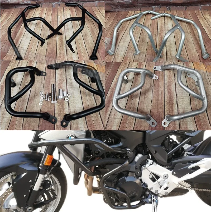 Highway Upper Radiator & Lower Engine Guard Crash Bars Protector for BMW F900XR F900R 20 21 2020 2021