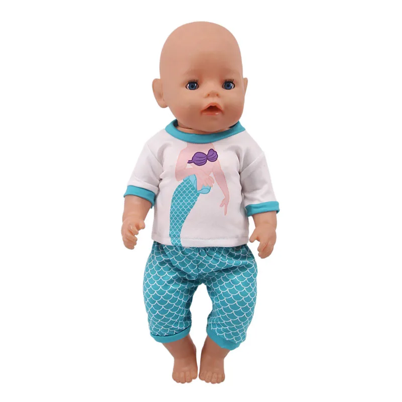 Cartoon Animal Leisure Suit Fit 18 Inch American 43cm Baby Doll Clothes Accessories,The Best Christmas Gift For Children