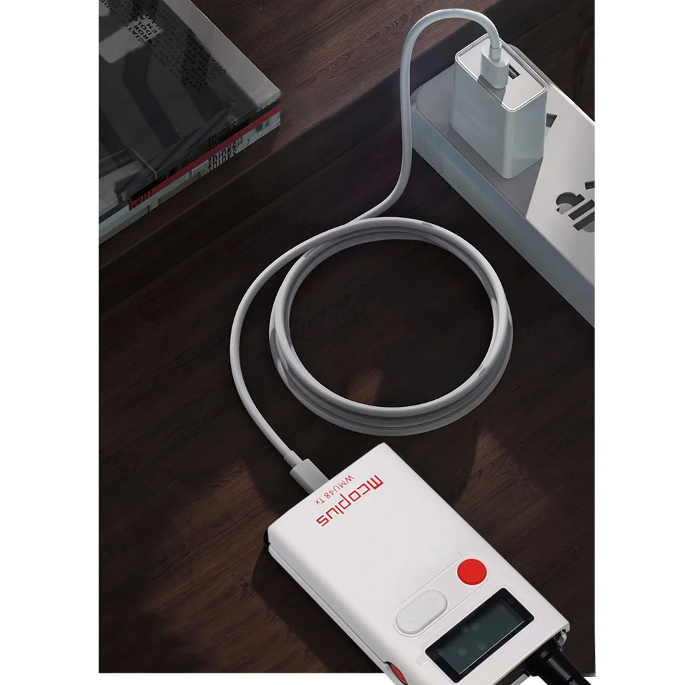 Mcoplus UHF-WMU48 ميكروفون لاسلكي 48 قناة Lavalier التلبيب ميكرفون تسجيل آيفون باد PC أندرويد DSLR Vlog Youtub