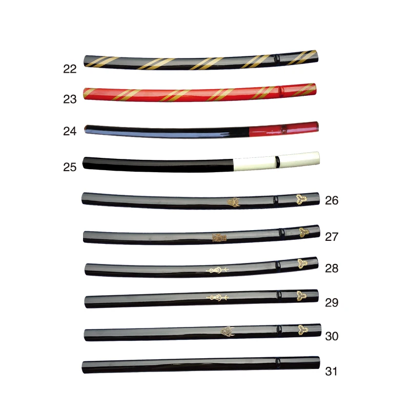 Japanese Samurai Sword Saya, Katana Scabbard, Hard Wooden Sheath, Brand New Supply, 76CM Length