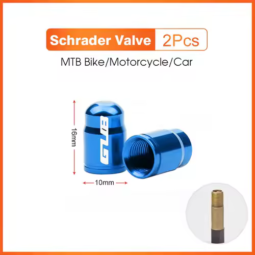 2pcs GUB Aluminum CNC Bicycle Tire Valve Cap MTB Road Bike Tube Tyre Gas Nozzle Cover for AV FV Schrader Presta Valve Dustproof - Image 11