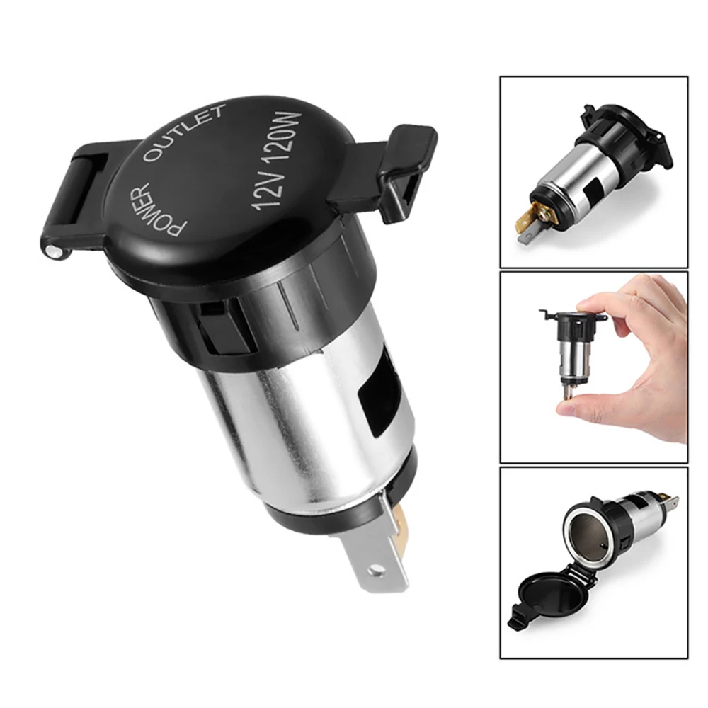 1 PCs 12 V 10A Car Cigarette Lighter Socket, 120 V Car Socket, Optional Cigarette Lighter