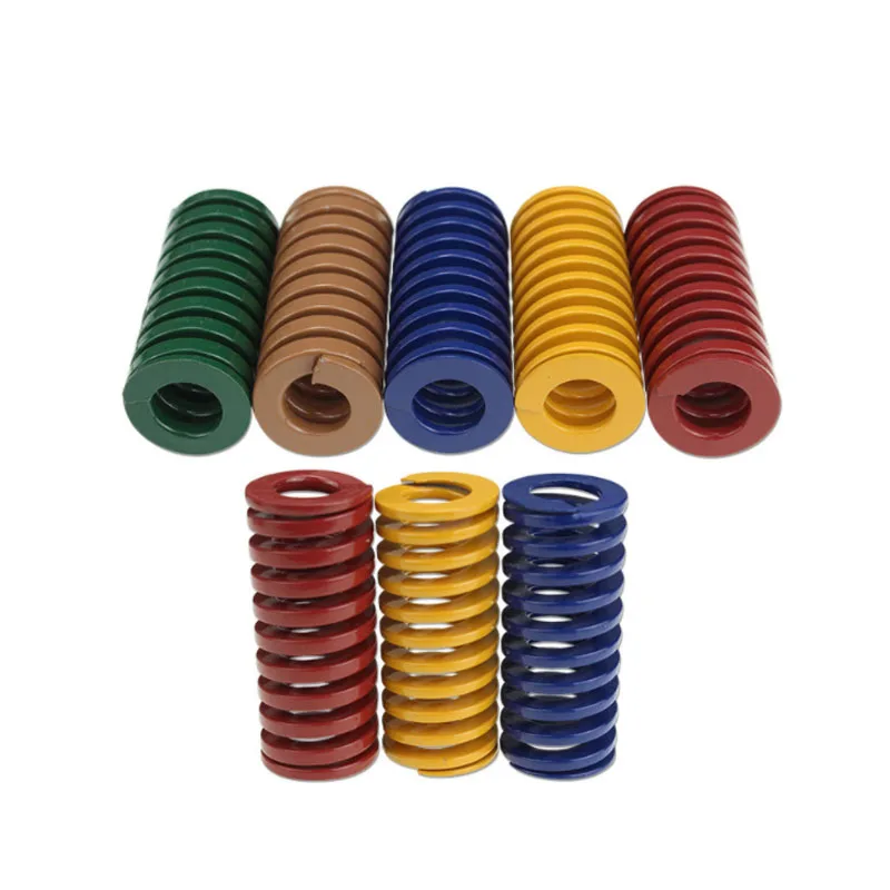 OD16mm ID8mm lunghezza 20mm ~ 250mm stampo per carico leggero Die Spring Spiral Stamping Compression mold Spring Yellow/Blue/Red/Green/Brown