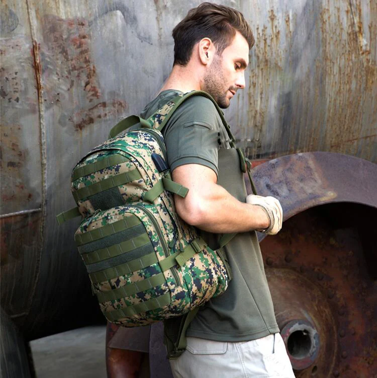 25L Tactical Backpack Hiking Bicycle Backpacks Go Outing Sports Cycling Climbing Camping Water Bag 2.5L