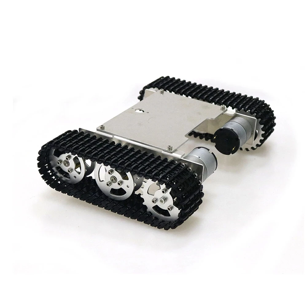 Tank Car Chassis Tracked Caterpillar Crawler Robot Platform with Dual DC 12V 350rpm Motor for Arduino RC Toy Parts