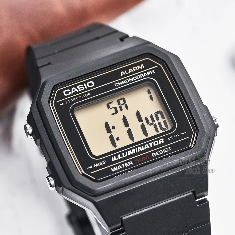 Casio watch for men  top luxury set military LED relogio 50m Waterproof digital sport quartz watch W-217H-9A