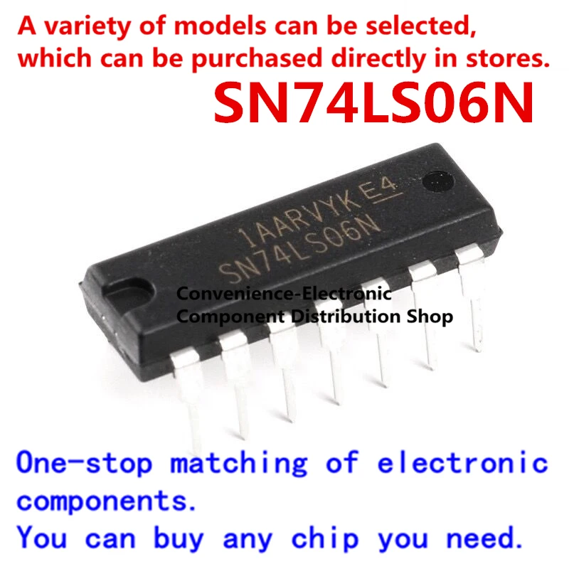 

10PCS/PACK SN74LS06N 74LS06N 74LS06 Directly insert SN74LS06 logic-gate and inverter/inverter DIP-14