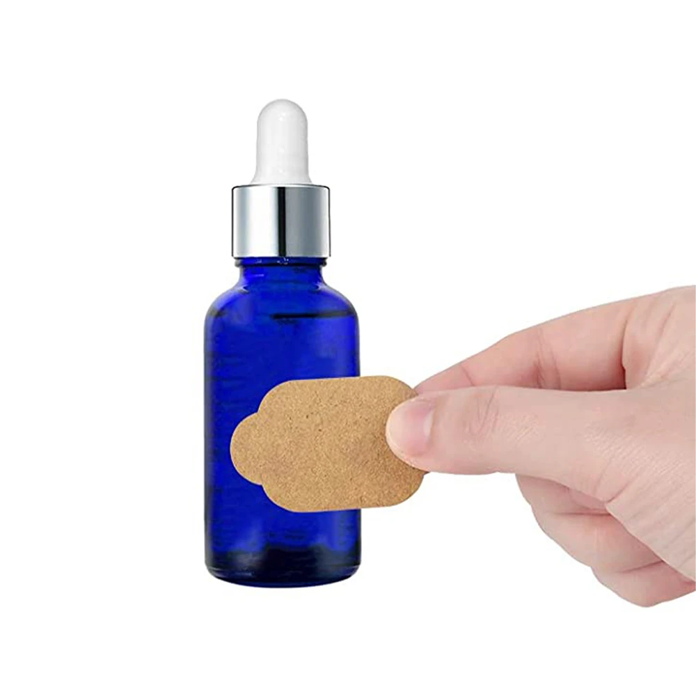 300 Uds en blanco etiqueta papel Kraft pegatinas rollo a mano hecho a mano DIY hornear sello pegatinas de regalo de decoración etiqueta papelería lindo pegatinas