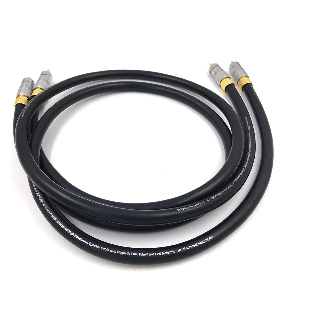 Пара Thouliess HIFI позолоченный кабель 2RCA Высококачественный аудиокабель HIFI двойной сигнальный кабель RCA Rca для MONSTER XP