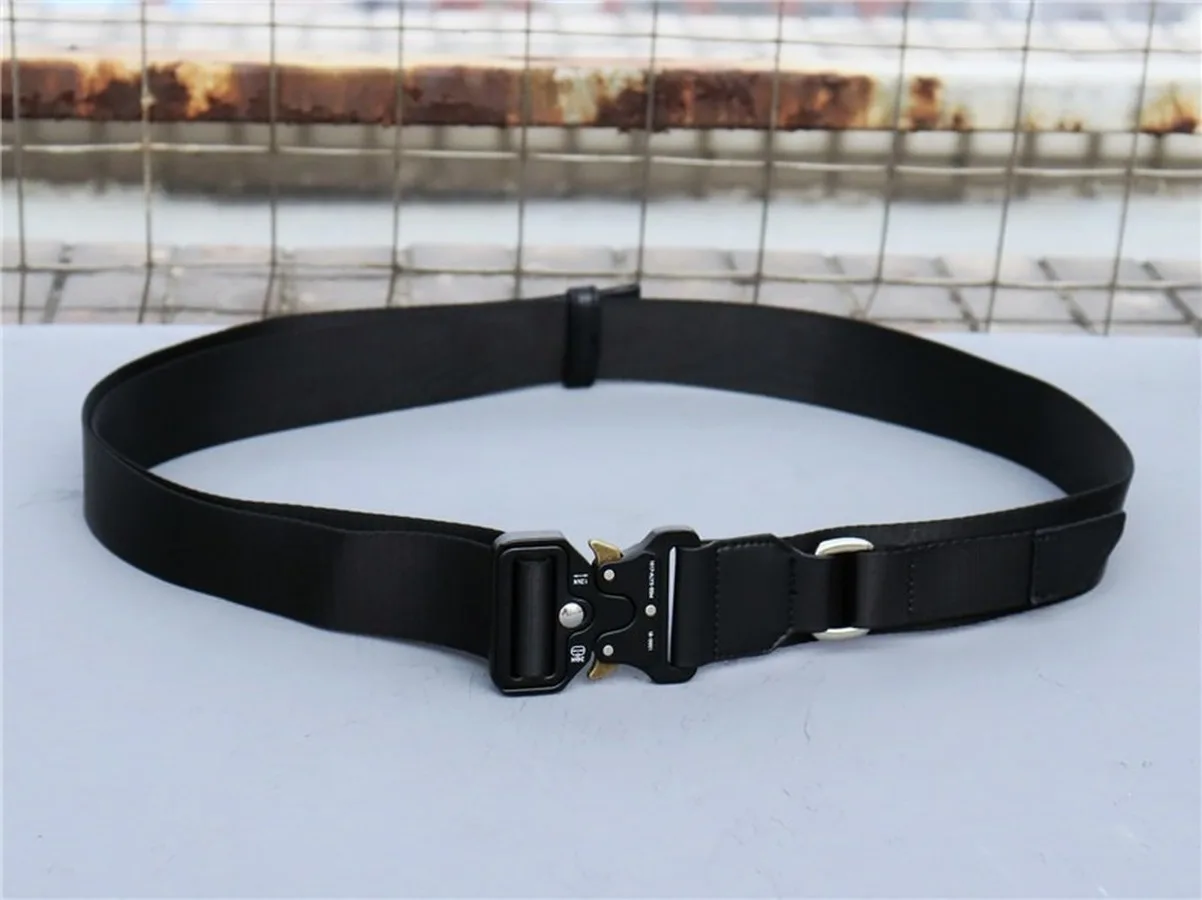 New ALYX Roller Belt Men Women Lasered Logo Buckle 1017 ALYX 9SM Belts CLASSIC SIGNATURE STRAP