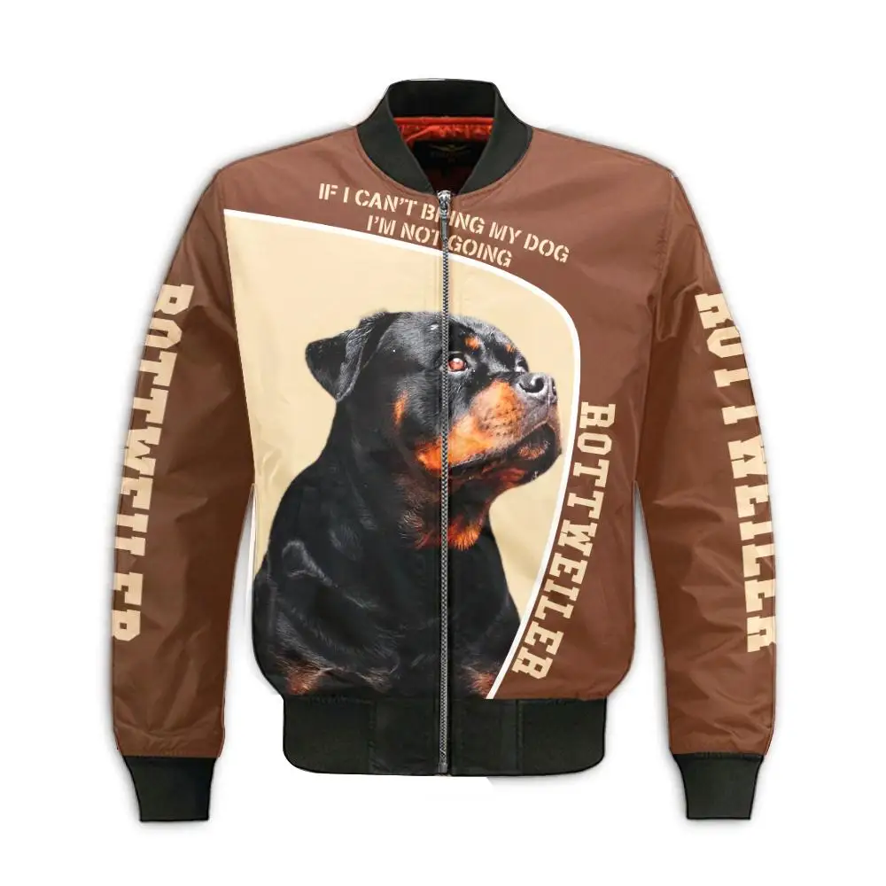 PLstar Cosmos Autumn/Winter Mens Bomber Jacket Love Pitbull Dog 3D Printed Zip Tracksuits coat Unisex Casual Zipper Jacket WP16