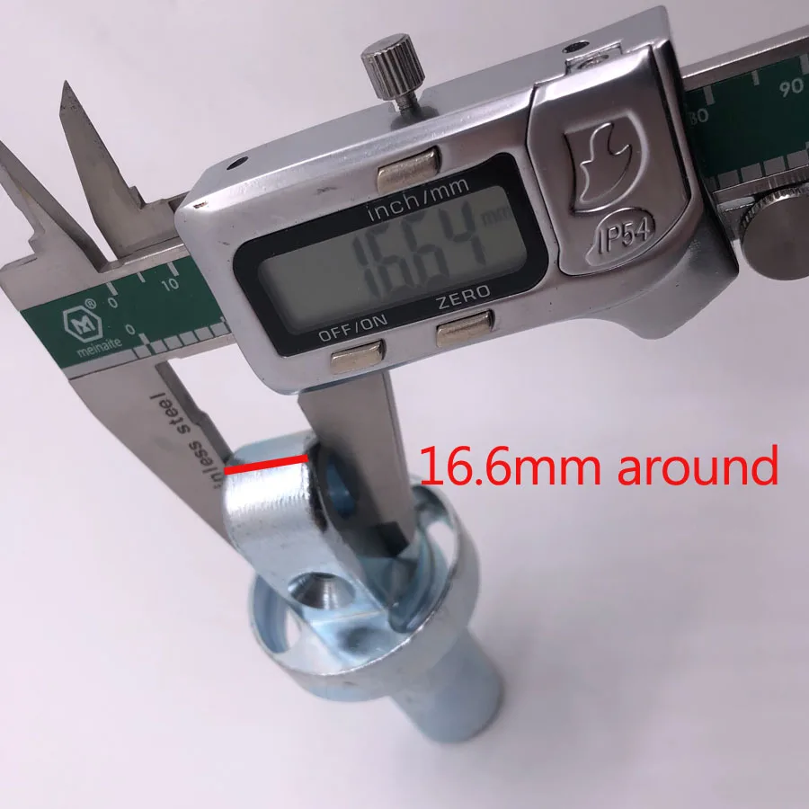 Klappbare untere Scharnierhalterung mit Bolzen, Original für Kaabo Mantis 8 Zoll 10 Zoll Elektroroller – Detail 8