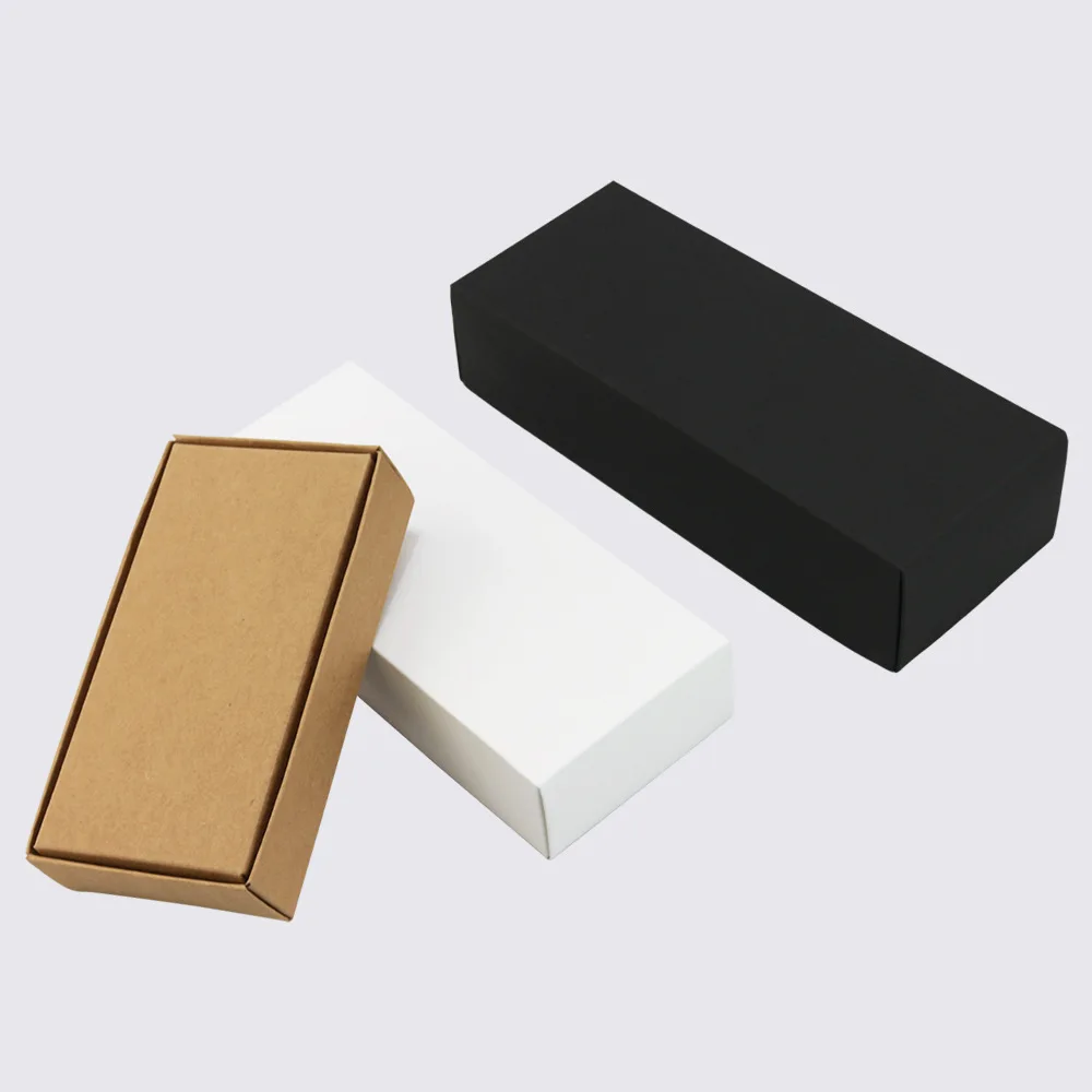 20 Pcs Natural Brown Kraft Paper Packaging Box  Carton Box Soap Packaging Box Wedding Favors Candy Gift Box