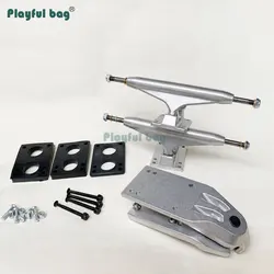 Playful Bag 6.25 inch skateboard trucks set Aluminium alloy trucks base Skateboard accessory High quality AMA62
