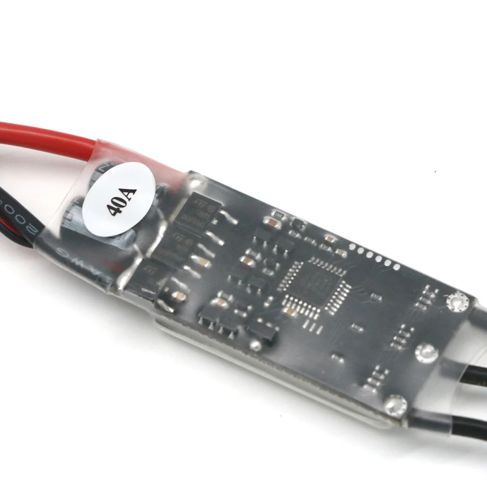U-Angel-1988 RC 2-3S ESC 6A 8A 10A 12A 15A 20A 30A 40A Elektronischer Geschwindigkeitsregler ESC mit 5V UBEC für RC Multicopter Flugzeug 7