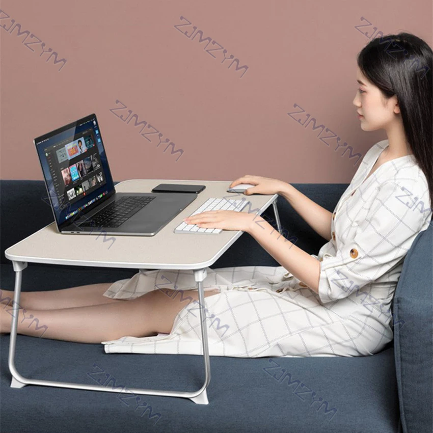 Portable Bed Sofa Laptop Table Notebook Holder Foldable Lazy Computer Table Dormitory Study Table Writing Desk Home Furniture