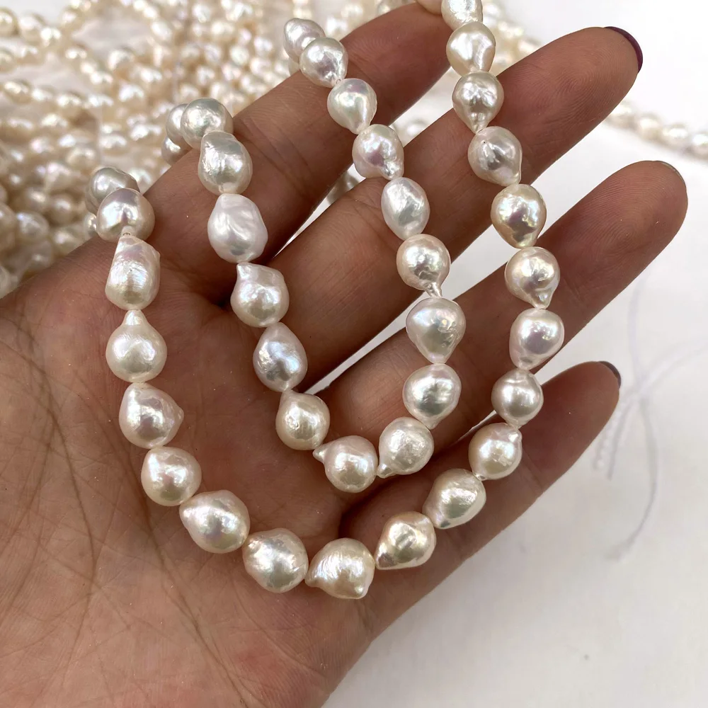 Natural Freshwater Pearl Irregular Punch Loose Beads For Jewelry Making DIY Bracelet Earrings Necklace Anklet Accessory