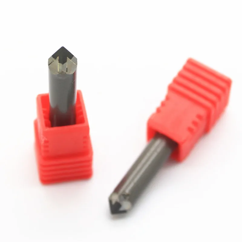 Imagem -04 - Ferramentas de Corte de Gravação de Diamante Ferramenta de Escultura de Fresagem Bit Cnc Fresadora Gravador de Granito Ferramentas de Pedra Alívio de Mármore Bordas Pcd Shank mm