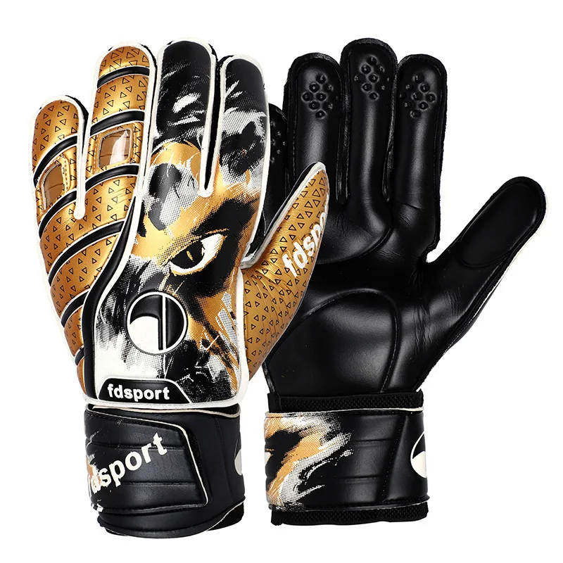 New Gloves Finger Professional Goalkeeper Gloves Adult Football Glove Size 10 Protective Kit Goalie Training Thickened Latex