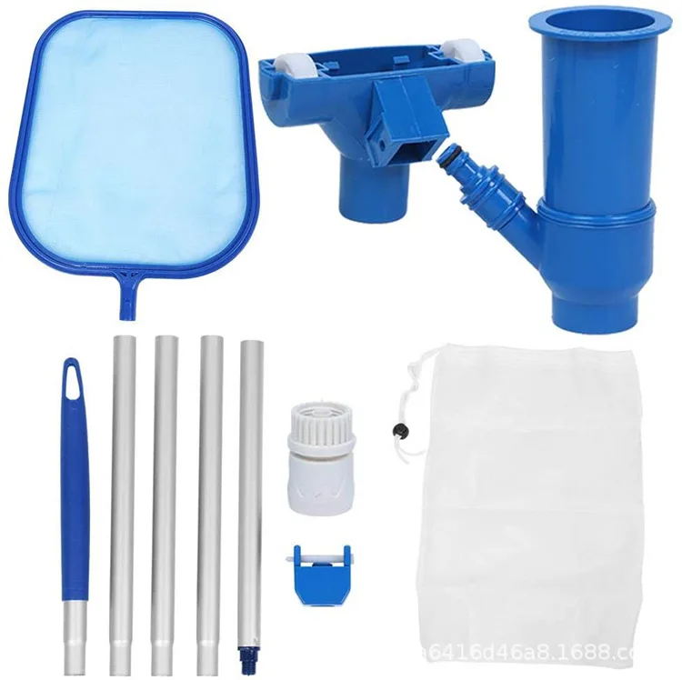 

2020 Swimming Pool Clean Net Swimming Water Cleaning Suction Head Cleaning Net Kit Cleaning Tool Pool Maintenance Accessories
