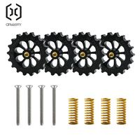 4PCS Heated Bed Spring Leveling Kit Adjustment Nut + Spring + Screw Calibration Accessories Apply to Artillery 3D Printer Hornet