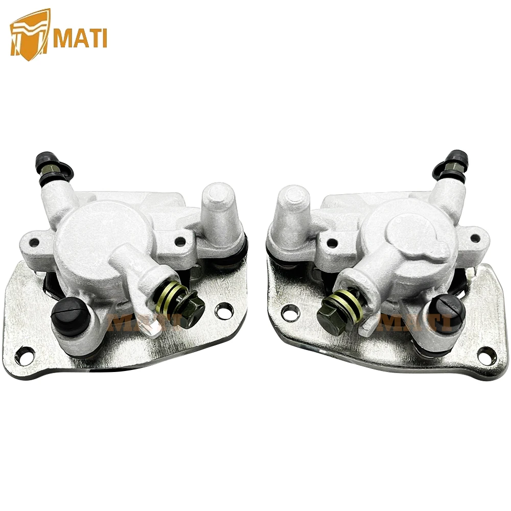 Front Left Right Brake Caliper with Pads for Suzuki KingQuad 400 450 500 700 750 LT-A400 LT-F400 LT-A450 LT-A500 LT-A700 LT-A750