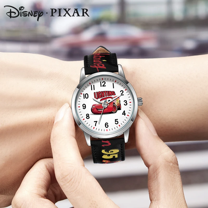 Jam Tangan Anak Kartun PIXAR Mobil Asli Top Disney Jam Tangan Hadiah Pesta Anak Laki-laki Perempuan Tahan Air Jam Tangan Wanita 5501