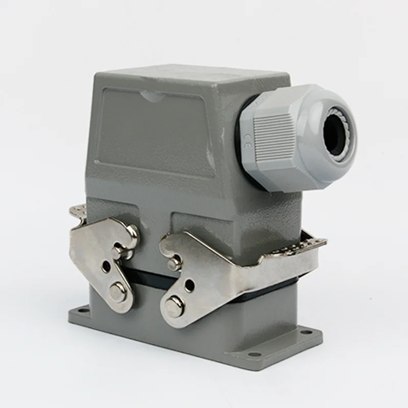 Heavy duty connector 42 core 10A cold pressed rectangular aviation plug socket waterproof socket hdc-hdd-042