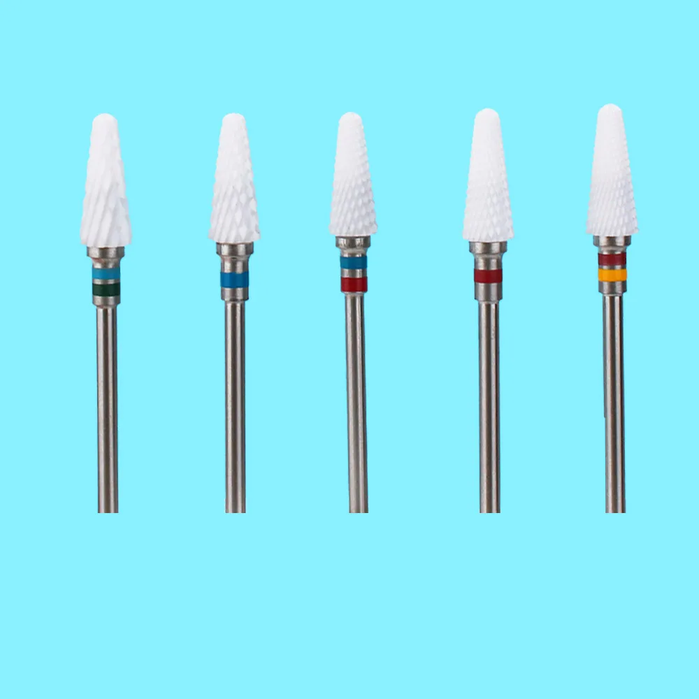 1pcs Milling Cutter Nail Drill Bits for Manicure Ceramic Electric Burr Machine Accessories Polish Files Nail Art Tools