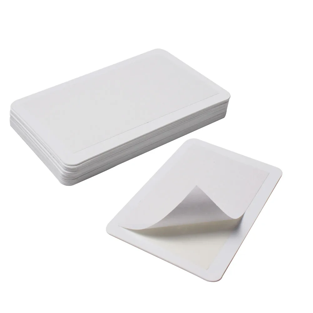 15Pcs 10x15cm White Nail Art Soft Stamping Holder Plastic Backcover For 9.5*14.5cm Nail Stamping Plate