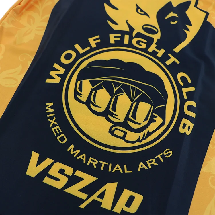 VSZAP Mma Rashguard Jiu Jitsu Fitness Kick Boxing T-shirt Muay Thai MMA męskie sportowe Sanda walki sztuki walki wiatr koszule