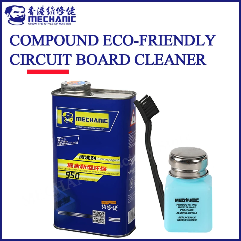 MECHANIC 950 750g Compound New Eco-friendly PCB Circuit Board Cleaner computer motherboard washing mobile phone repair cleaner