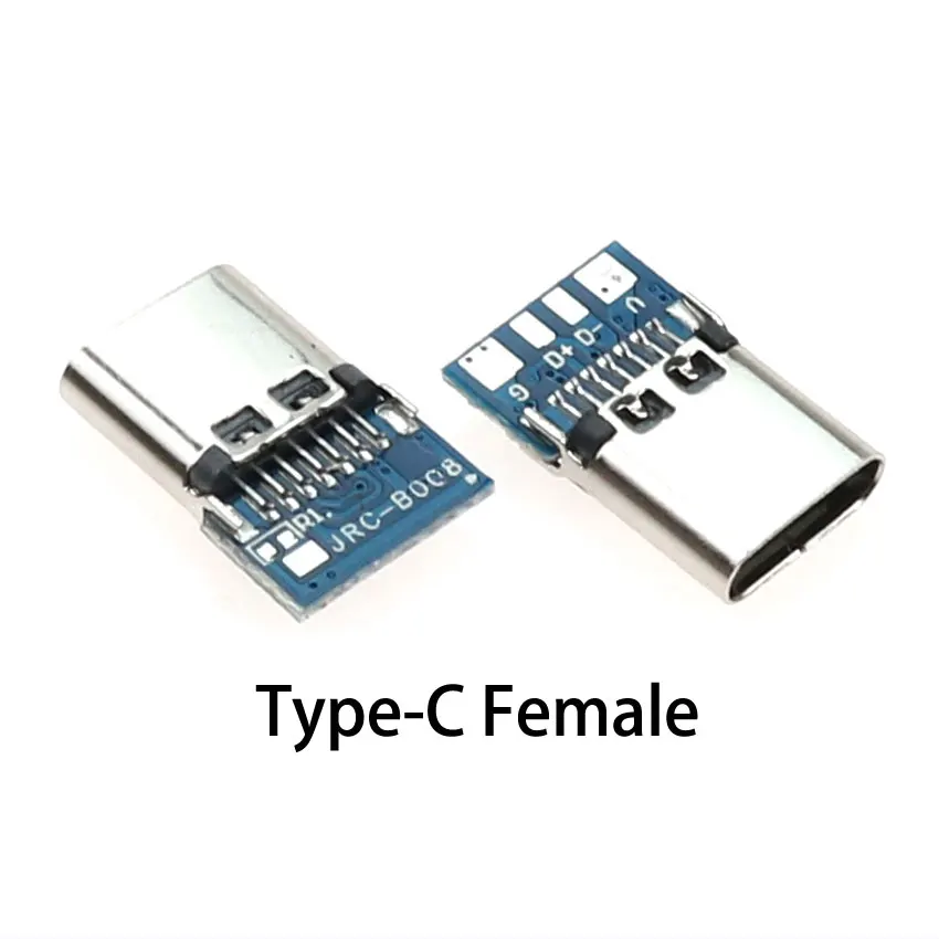 Cltgxdd 1PCS Type-C Male Female USB 3.1 Test PCB Board Adapter Type C Connector Socket For Data Line Wire Cable Transfer