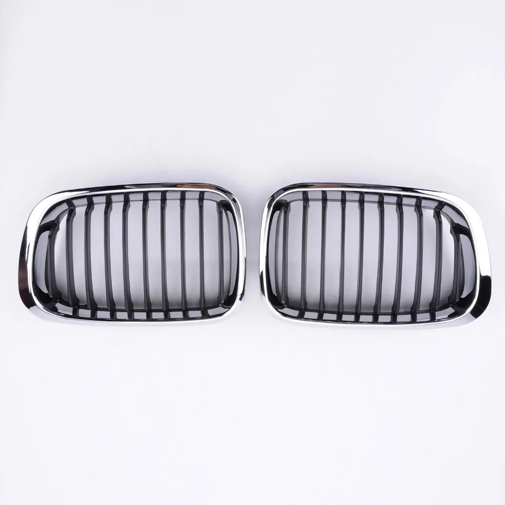 

Wotefusi Chrome Grille Grill Assembly For BMW E46 3-Series 1998 1999 2000 2001 4 Door Coupe [ QPL26]