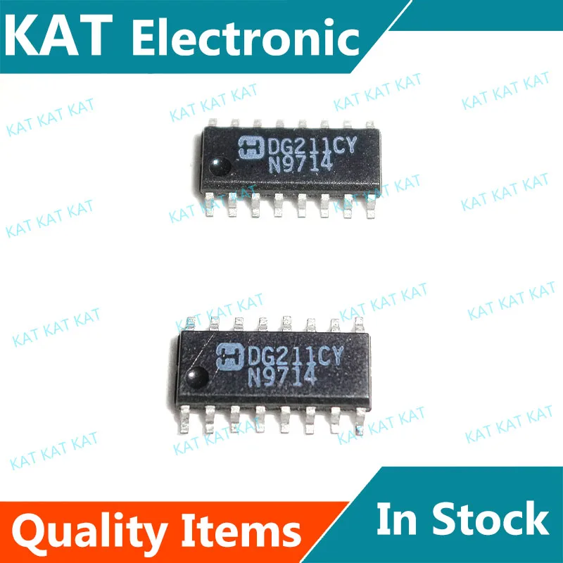 DG211CY DG211 DG212CY DG212 SOP16 SPST 4 canales interruptor analógico